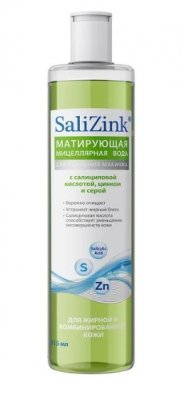 Купить салицинк (salizink) мицеллярная вода для жирной и комбинированной  кожи, 315 мл в Дзержинске