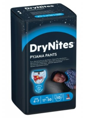 Купить huggies drynites (драйнайтс) трусики одноразовые ночные для мальчиков 4-7 лет, 10 шт в Дзержинске