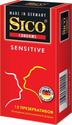 Купить sico (сико) презервативы sensitive контурные 12шт в Дзержинске
