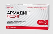 Купить армадин лонг, таблетки с пролонгированным высвобождением, покрытые пленочной оболочкой 375мг, 30 шт в Дзержинске