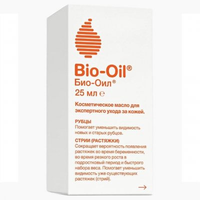 Купить bio-oil (био-оил), масло косметическое против шрамов и растяжек, неровного тона, 25мл в Дзержинске