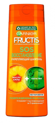 Купить garnier fructis sos (гарньер фруктис) шампунь восстановление 400мл в Дзержинске