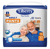 Купить liberty premium pants (либерти премиум пантс) подгузники-трусики для взрослых одноразовые xl 10шт в Дзержинске