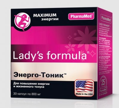 Купить lady's formula (леди-с формула) энерго-тоник, капсулы, 30 шт бад в Дзержинске