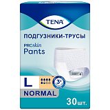 TENA (Тена) подгузники-трусы, Proskin Pants Normal размер L, 30 шт