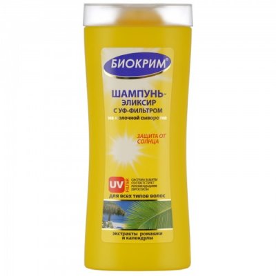 Купить биокрим шампунь-эликсир солнцезащитный с уф-фильтром, 250мл в Дзержинске