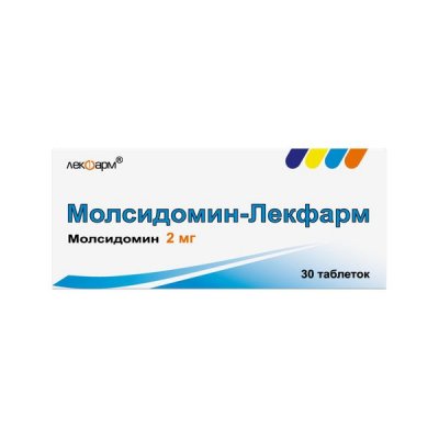 Купить молсидомин-лекфарм, таблетки 2мг 30 шт в Дзержинске