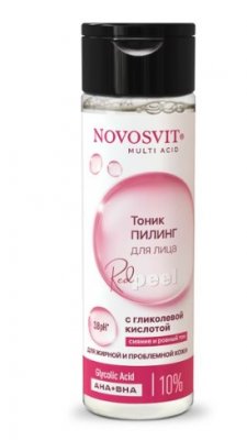 Купить novosvit (новосвит) тоник-пилинг для лица с гликолевой кислотой, 200мл в Дзержинске