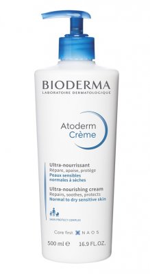 Купить bioderma atoderm (биодерма атодерм) крем для лица и тела с помпой 500мл в Дзержинске