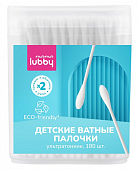 Купить mama lubby (мама лабби) ватные палочки детские ультратонкие 180шт, 29852 в Дзержинске