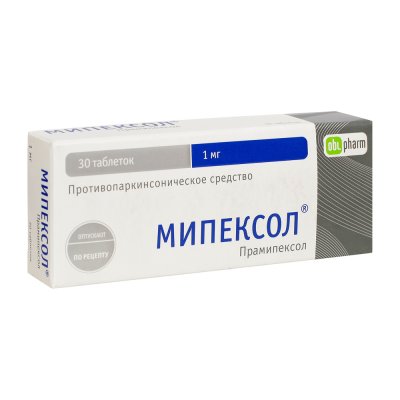 Купить мипексол, таблетки 1мг, 30 шт в Дзержинске