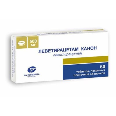Купить леветирацетам-канон, таблетки, покрытые пленочной оболочкой 500мг, 60 шт в Дзержинске