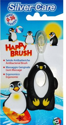 Купить silver care happy brush (сильвер кеа) зубная щетки 6-36 месяцев в Дзержинске