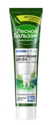 Купить лесной бальзам зубная паста для укрепления десен с корой дуба и можжевеловыми ягодами, 150мл в Дзержинске