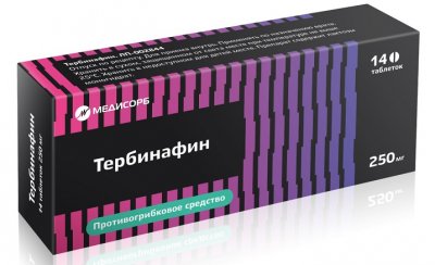 Купить тербинафин, таблетки 250мг, 14 шт в Дзержинске