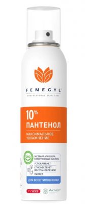 Купить femegyl (фемеджил) средство косметическое для ухода за кожей всех типов пантенол 10% аэрозоль 150мл в Дзержинске