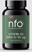 Купить norwegian fish oil (норвегиан фиш оил) витамин д3 2000ме, капсулы 100шт бад в Дзержинске