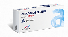 Купить соталол-авексима, таблетки 160мг, 20 шт в Дзержинске