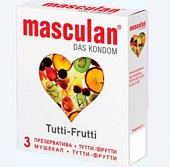 Купить masculan (маскулан) презервативы с ароматом тутти-фрутти tutti-frutti, 3 шт в Дзержинске