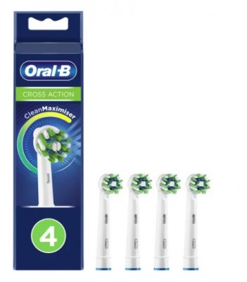 Купить oral-b (орал-би) насадка для электрической зубной щетки crossaction eb50brb цвет черный, 4 шт в Дзержинске