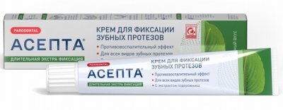 Купить асепта крем для фиксации зубных протезов мятный 40мл в Дзержинске
