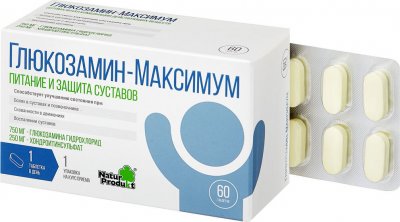 Купить глюкозамин максимум, таблетки 60шт бад в Дзержинске