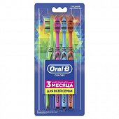 Купить oral-b (орал-би) зубная щетка color collection мануальная средней жесткости 4 шт в Дзержинске