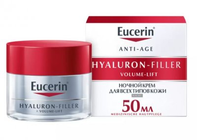Купить эуцерин (eucerin hyaluron-filler+volume-lift (эуцерин) крем для лица ночной 50 мл в Дзержинске