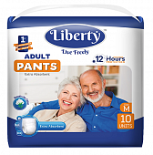 Купить liberty premium pants (либерти премиум пантс) подгузники-трусики для взрослых одноразовые м 10шт в Дзержинске