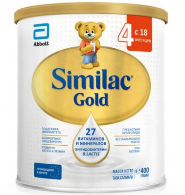 Купить симилак (similac) 4 gold сухое молочко напиток детский молочный 400г в Дзержинске
