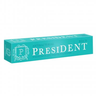 Купить президент (president) зубная паста антибактериальная, 50мл в Дзержинске