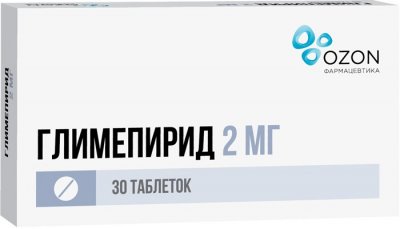 Купить глимепирид-озон, таблетки 2мг, 30 шт в Дзержинске