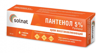Купить solnat (солнат) крем восстанавливающий пантенол 5%, 50мл в Дзержинске
