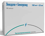 Купить леводопа+бенсеразид, капсулы 100мг+25мг, 100 шт  в Дзержинске