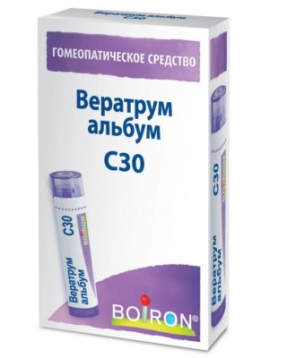 Купить вератрум альбум с30, гомеопатический монокомпонентный препарат растительного происхождения, гранулы гомеопатические 4 гр  в Дзержинске