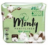 Купить monty (монти) прокладки ежедневный без ароматизаторов,20 шт в Дзержинске