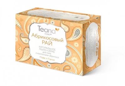 Купить тиана (teana) мыло-скраб для лица и тела с косточками абрикоса, 100г в Дзержинске