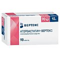Купить аторвастатин-вертекс, таблетки покрытые пленочной оболочкой 40 мг, 90 шт в Дзержинске