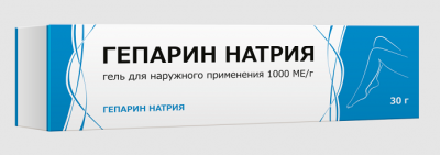 Купить гепарин, гель для наружного применения 1000ме/г, 30г в Дзержинске