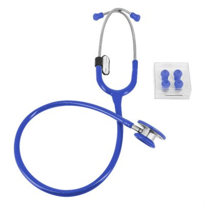 Купить стетоскоп amrus (амрус) 04-ам420 delux master медицинский двухсторонний терапевтический, синий в Дзержинске