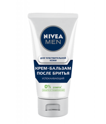 Купить nivea (нивея) для мужчин крем-бальзам против бритья для чувствительной кожи, 75мл в Дзержинске