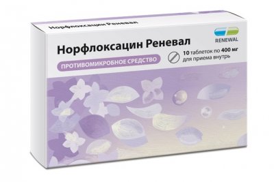 Купить норфлоксацин реневал, таблетки, покрытые пленочной оболочкой 400мг, 10 шт в Дзержинске