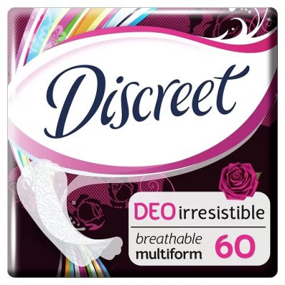 Купить discreet (дискрит) прокладки део иресист мультиформ 60шт в Дзержинске