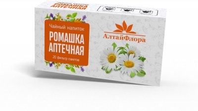 Купить ромашки аптечной цветки алтайфлора, фильтр-пакеты 1,5г, 20 шт бад в Дзержинске