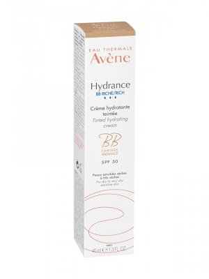 Купить авен гидранс (avenе hydrance) bb-риш крем для лица увлажняющий тонирующий эффект, 40мл spf30 в Дзержинске