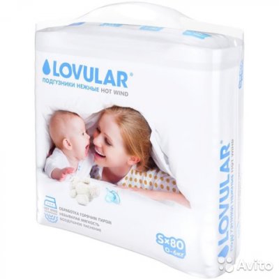 Купить lovular (ловулар) подгузники для детей hot winds s 0-6кг 80 шт в Дзержинске