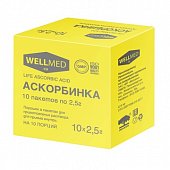 Купить аскорбинка, life ascorbic acid порошок в пакетиках по 2,5г, 10 шт бад в Дзержинске