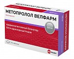 Купить метопролол-велфарм, таблетки 100мг, 60 шт в Дзержинске