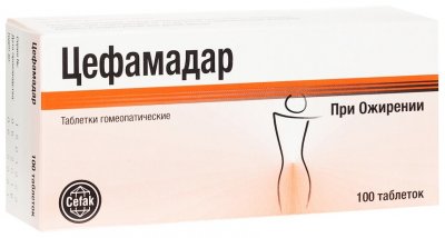 Купить цефамадар, таблетки, гомеопатические, 100 шт в Дзержинске