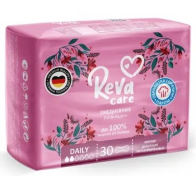 Купить reva care daily (рева кеа дейли) прокладки без запаха ежедневные 30 шт. в Дзержинске